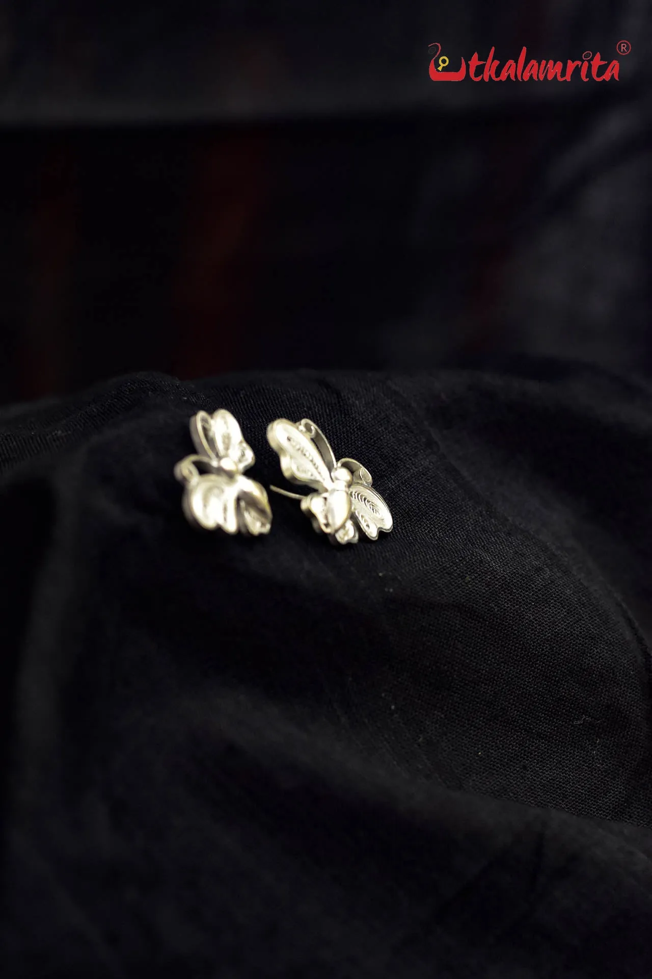 Medium Filigree Butterfly Studs (Earring Tops)