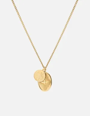 Mini Dove Necklace, Gold