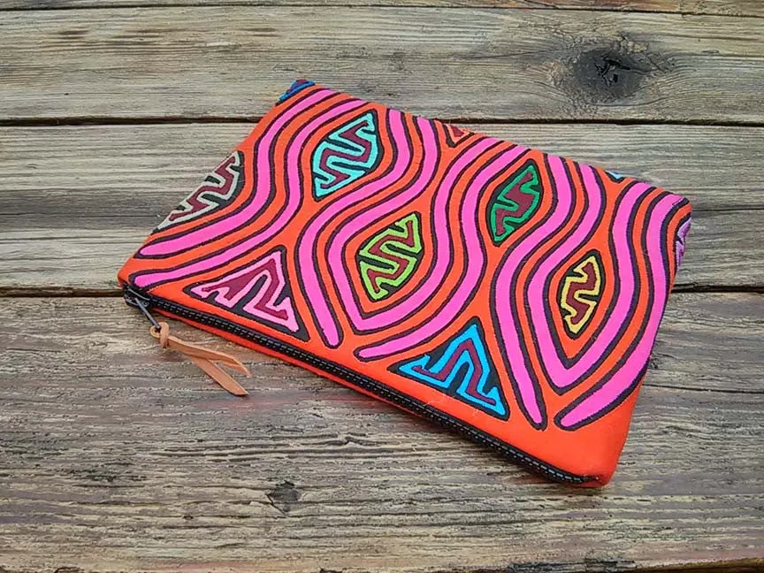 MOLA Clutch Bag "Waves" - One-of-A-Kind