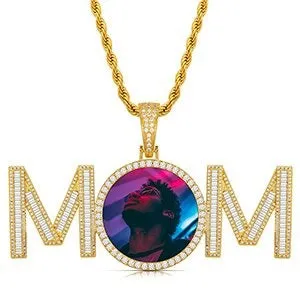 Mom Pendant-Custom Mom Necklace-Christmas Gifts For Women