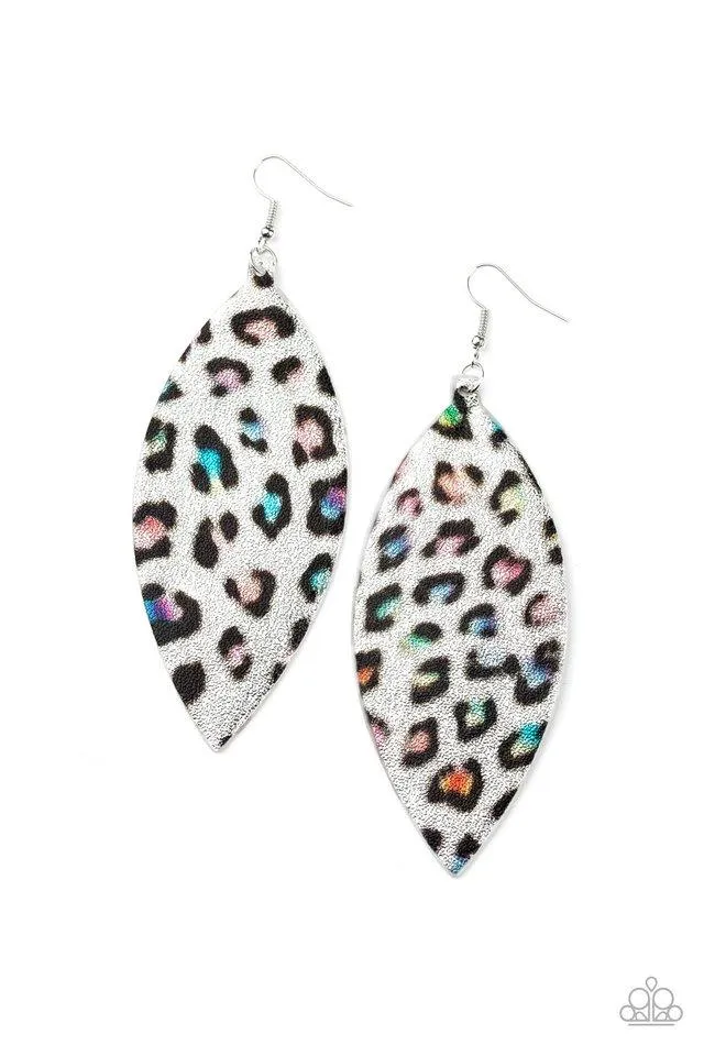 Paparazzi Earring ~  Once a CHEETAH, Always a CHEETAH - Multi