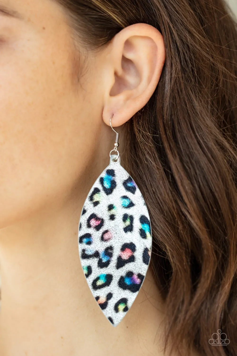 Paparazzi Earring ~  Once a CHEETAH, Always a CHEETAH - Multi