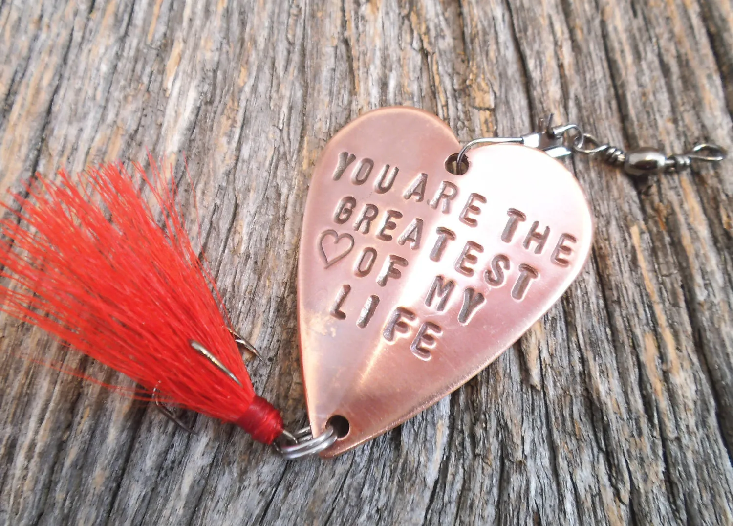 Personalized Gift Husband Father's Day Dad You Are The Greatest Love of My Life Fishing Lure Mes Gift Custom Gift Boyfriend Anniversary Gift