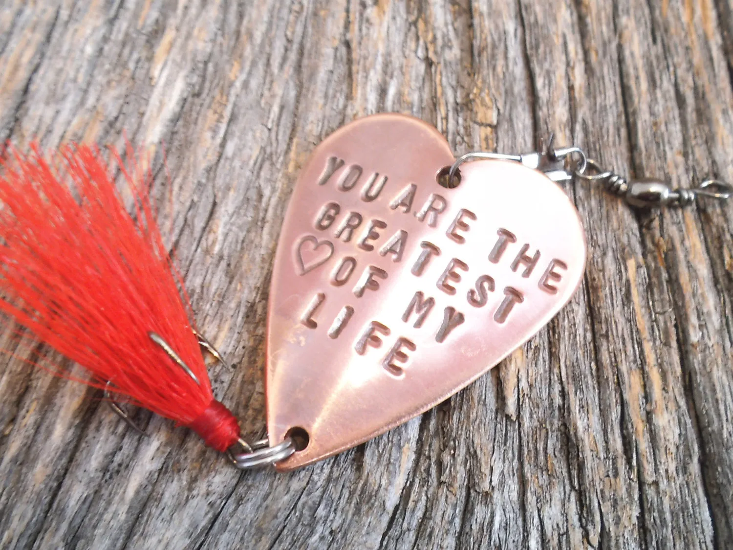 Personalized Gift Husband Father's Day Dad You Are The Greatest Love of My Life Fishing Lure Mes Gift Custom Gift Boyfriend Anniversary Gift