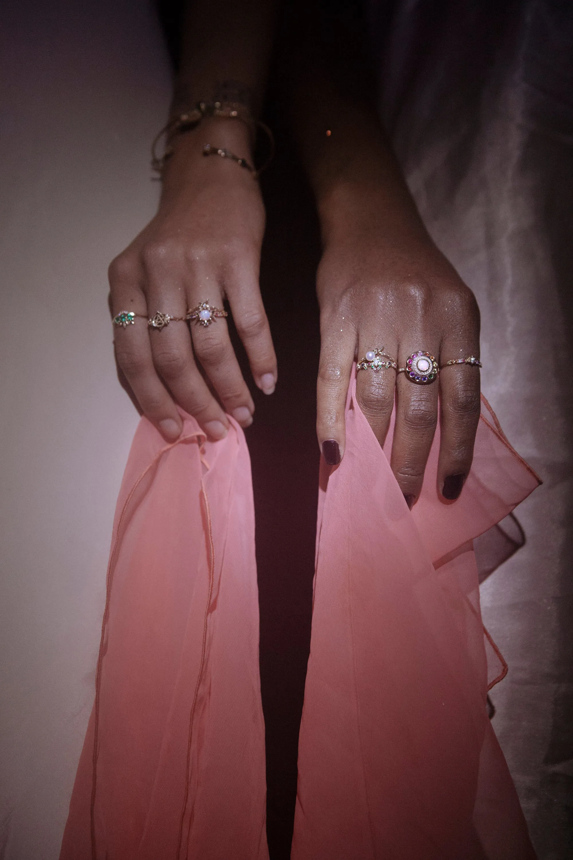 Rainbow Stardust Ring