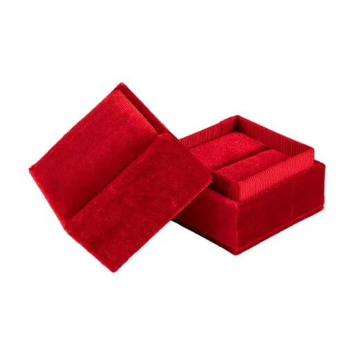 Ribbed Velvet Ring Box, Forever Collection