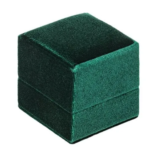 Ribbed Velvet Ring Box, Forever Collection