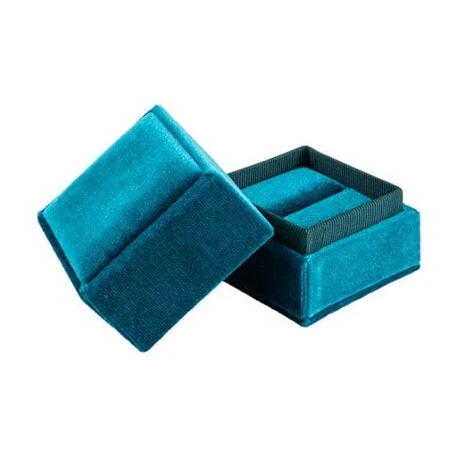 Ribbed Velvet Ring Box, Forever Collection