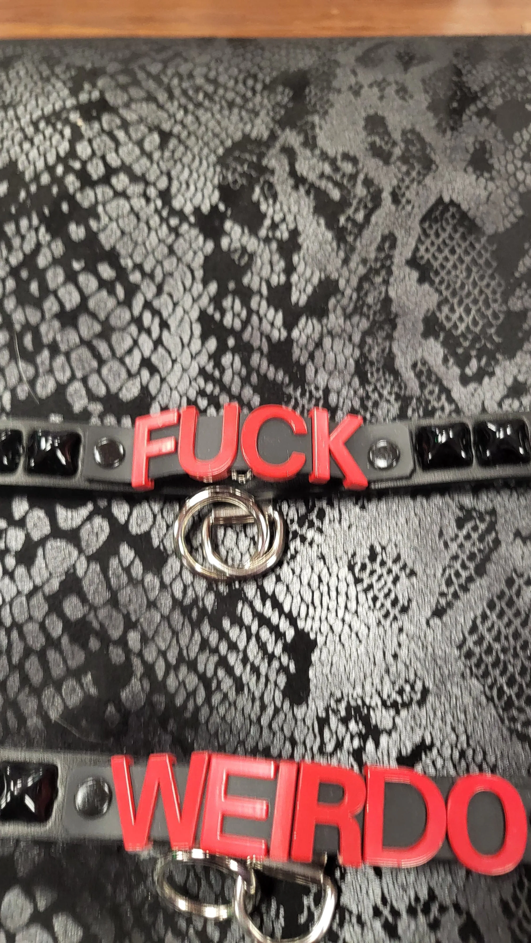 satan fuck weirdo owned collars