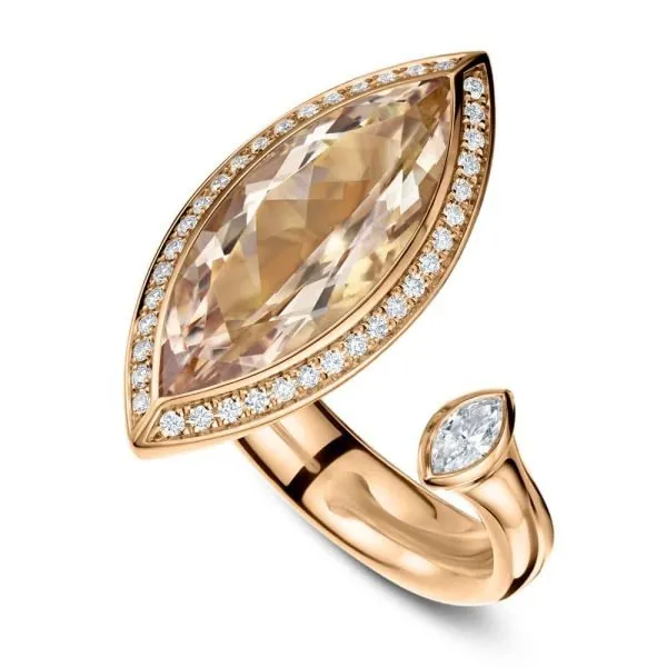 Satellite Marquis Morganite