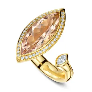 Satellite Marquis Morganite