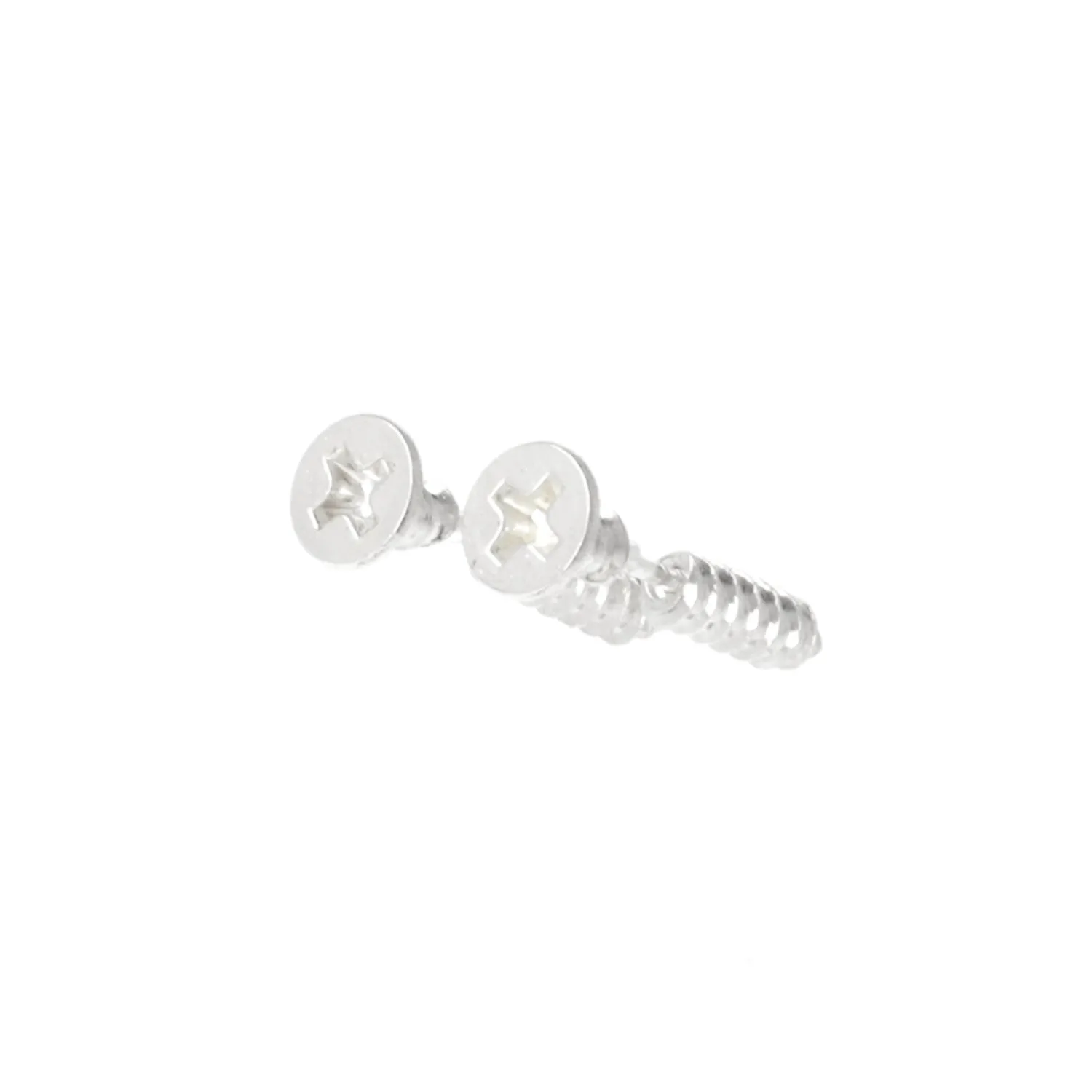 Screw Earrings (Silver Plated)