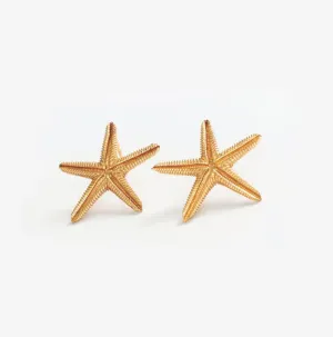 Sienna Starfish Post Earrings | Ink   Alloy