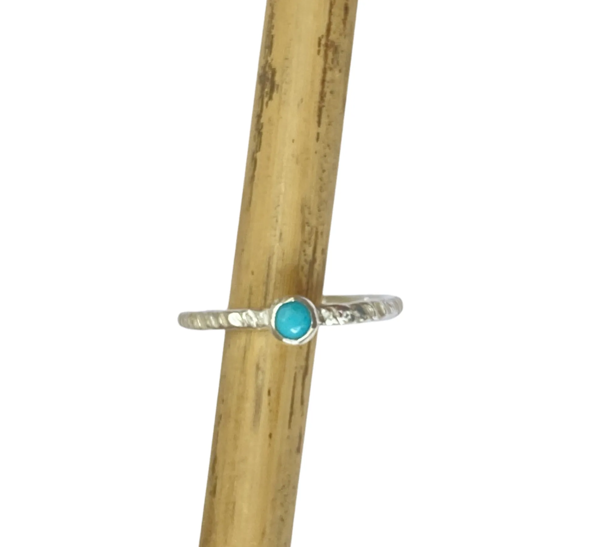 Silver Birthstone Stacking Rings