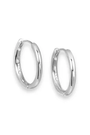 Silver Hoop Earrings