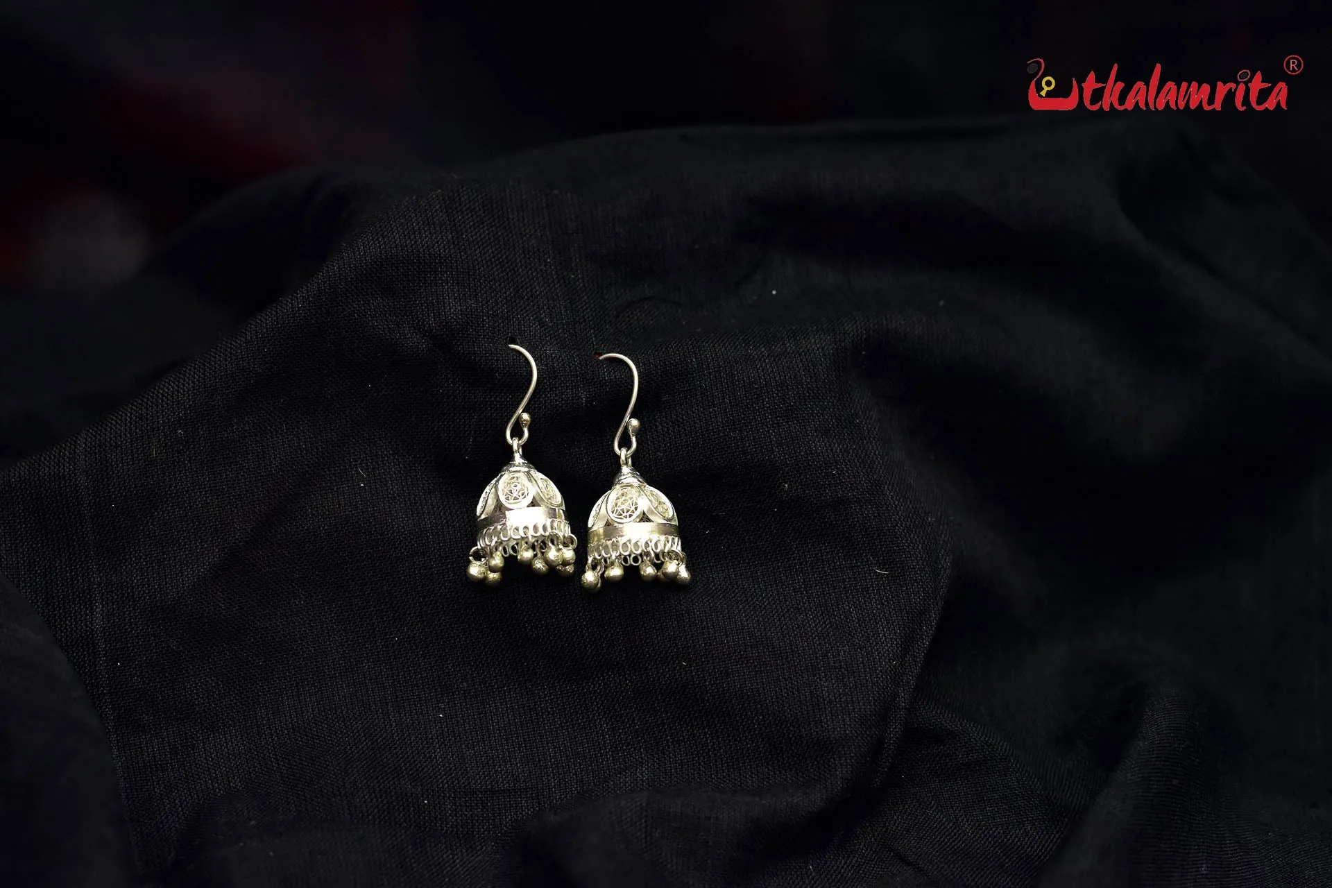 Small Flower Filigree Jhumkas (Danglers)