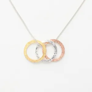 Stella Triple Ring Necklace