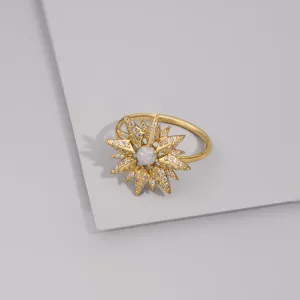 Sunseeker Horizon 14K Gold Vermeil Cocktail Ring