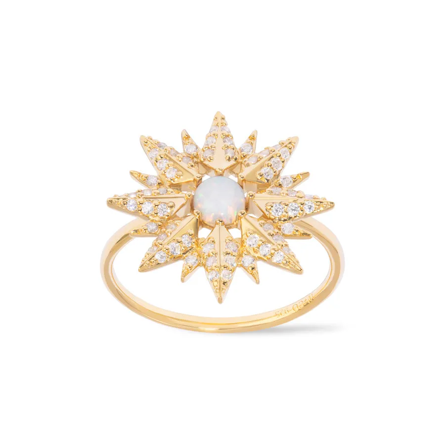 Sunseeker Horizon 14K Gold Vermeil Cocktail Ring