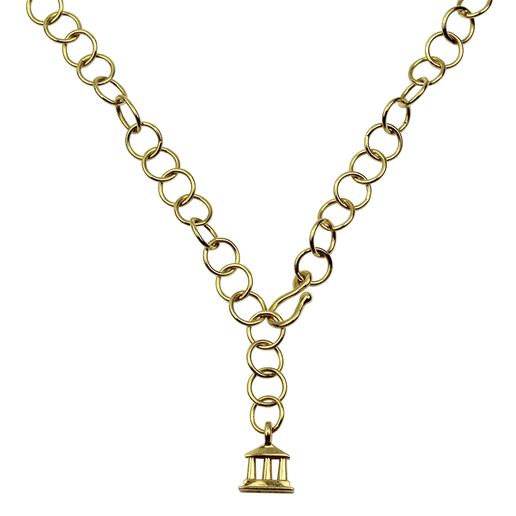 Temple St. Clair Estate 18k Yellow Gold Classic Round Link Chain 24"