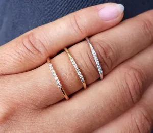 Thin Engagement Rings