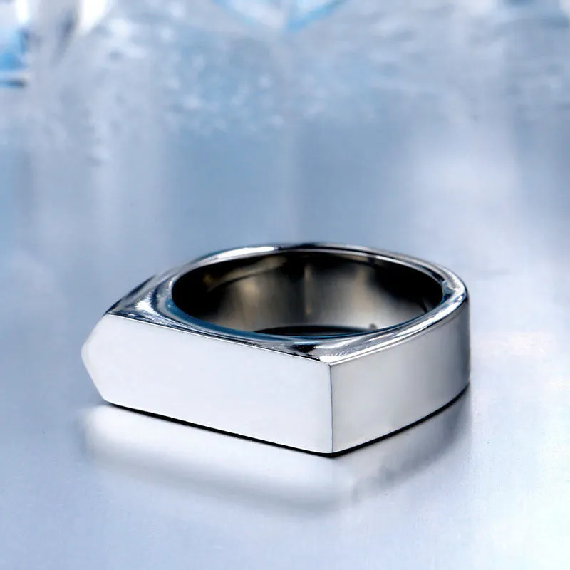 Trendy Titanium Steel Personalized Rings for Men and Women by Planderful