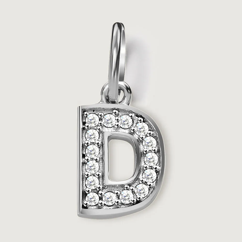 Versa Diamond Alphabet Pendants