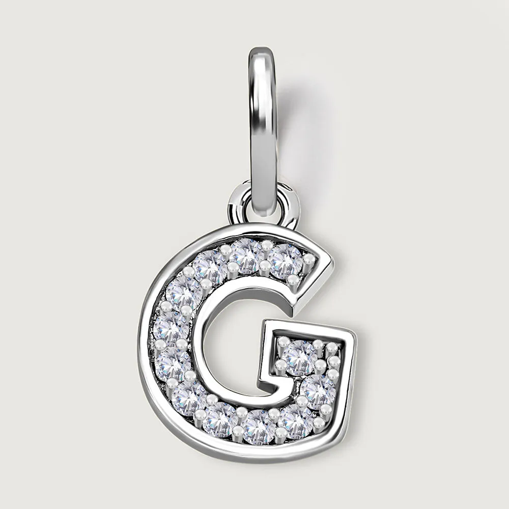 Versa Diamond Alphabet Pendants