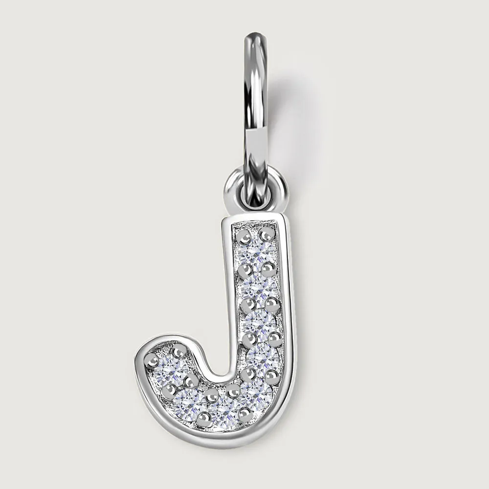 Versa Diamond Alphabet Pendants